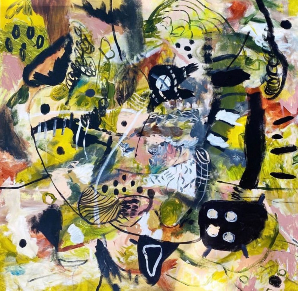 Colorful painting by Nizhonniya Austin