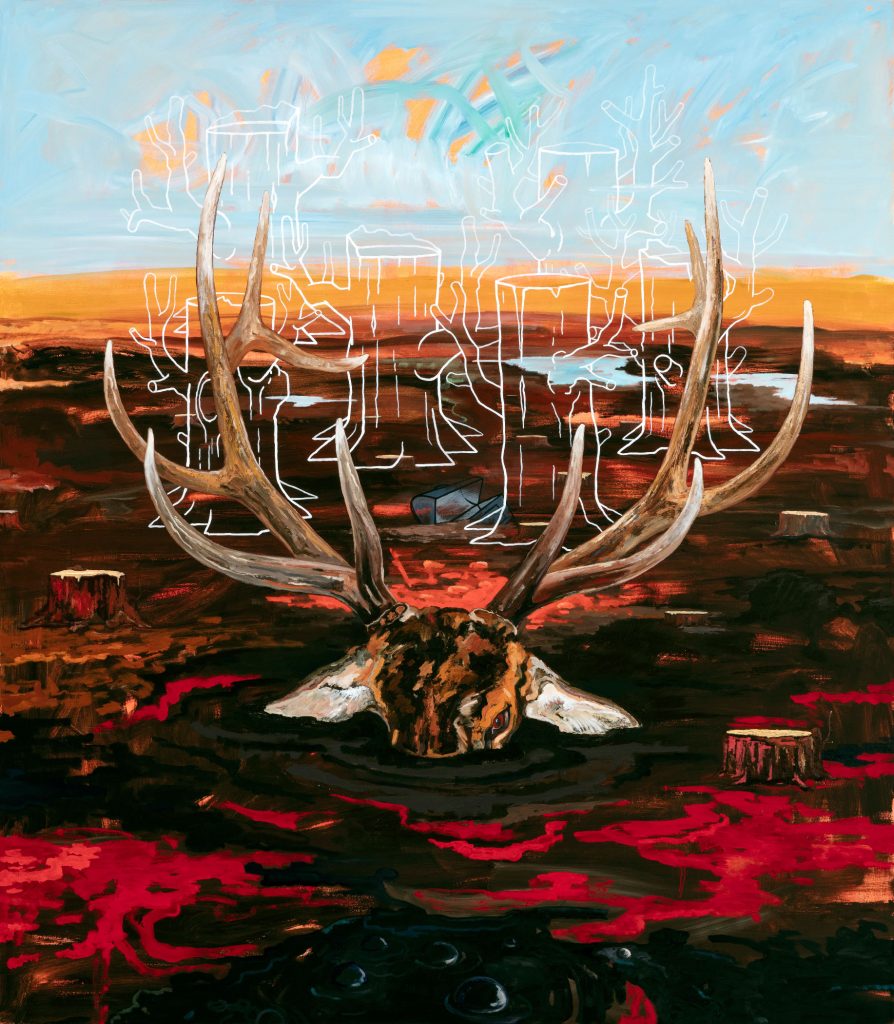 Painting by Norman Akers