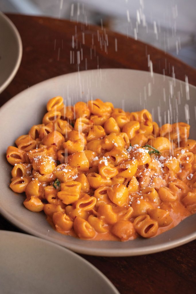 Vodka pasta at Elephante