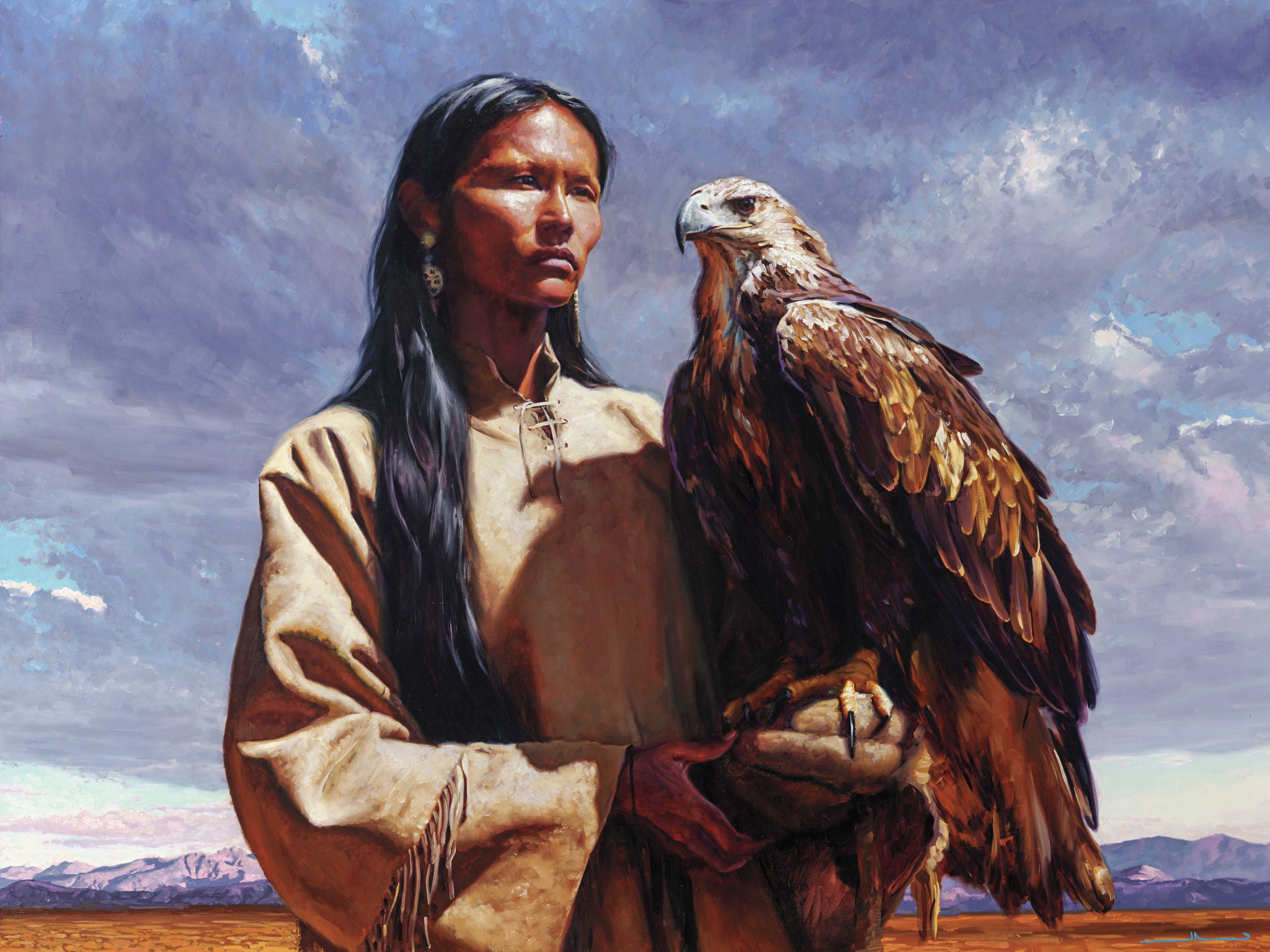 "The Gift" (40"W by 30"H) Created for the Coeur d’Alene Art Auction held July 25, 2026, this work reflects Noon’s ongoing exploration of Western themes, where carefully composed figures and landscapes come together to suggest stories rather than define them.